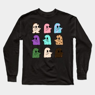 Ice Cream Ghosts Long Sleeve T-Shirt